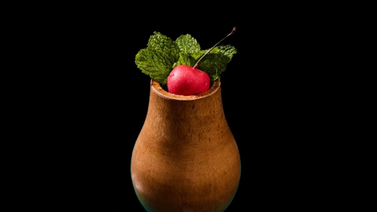 Mint-topped cocktail at Bar Marco Bangkok