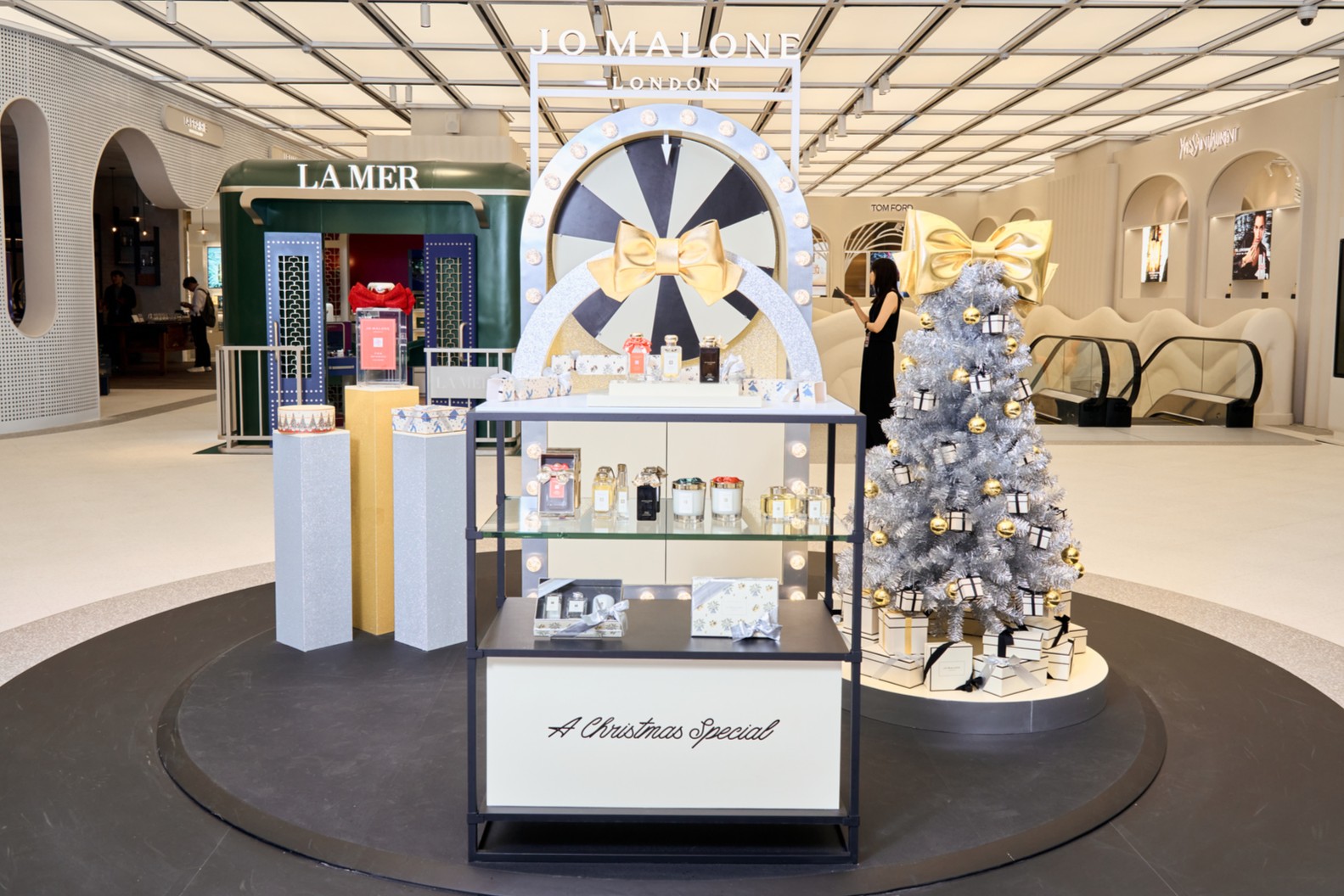 Luxury beauty counters at Beauty Boulevard in One Bangkok