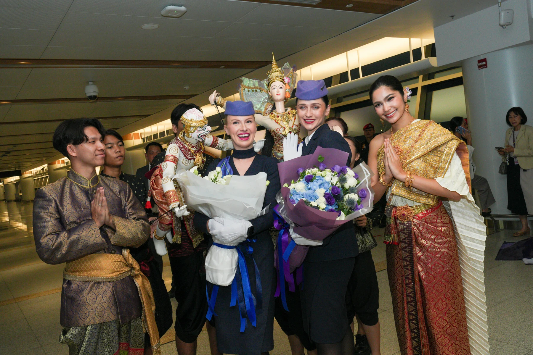 Belavia representatives at the launch of Thailand services