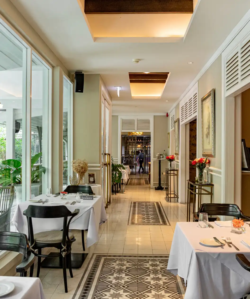 Main dining area at Brasserie 9 Bangkok