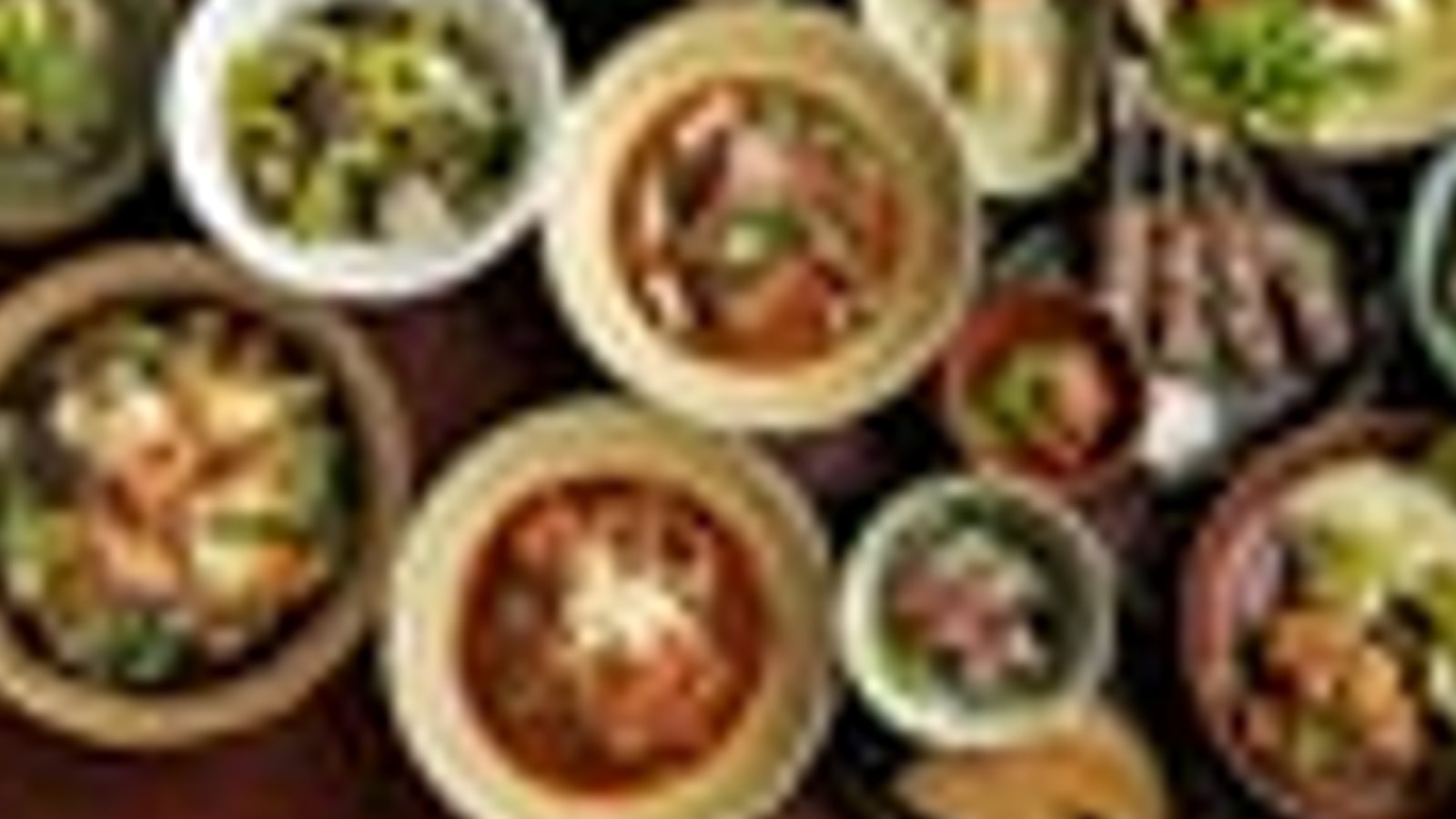 Charmgang Bangkok dishes arranged for sharing