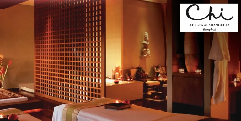 Treatment room at Chi The Spa in Shangri-La Bangkok