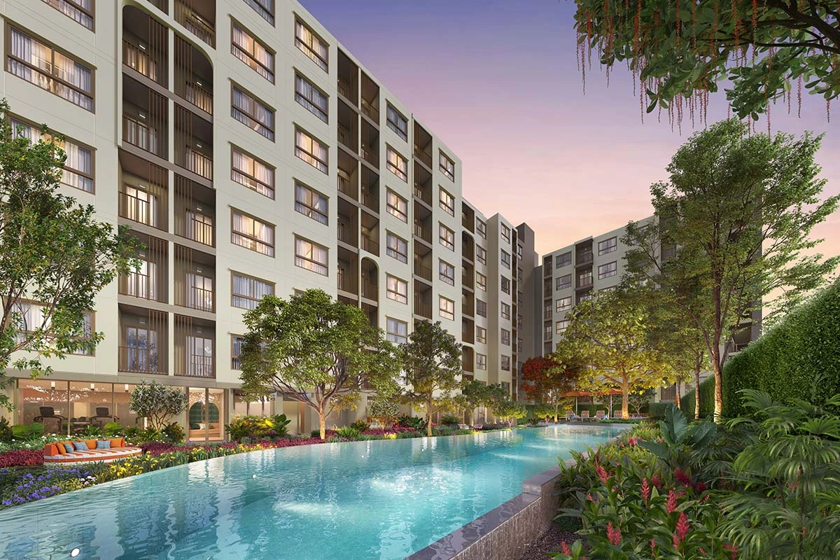 Common area at dcondo cloud Don Mueang