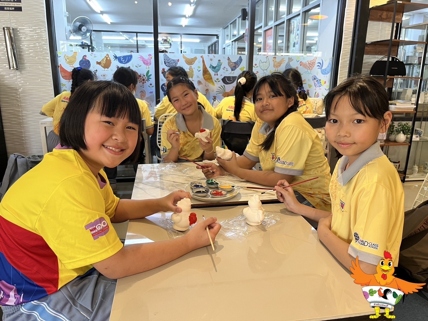 Ceramic painting workshop at Dhanabadee Ceramic Museum