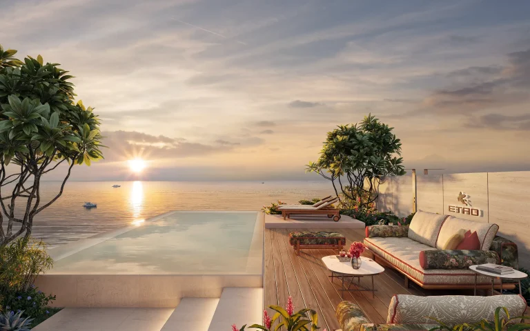 Private pool at ETRO Residences Phuket