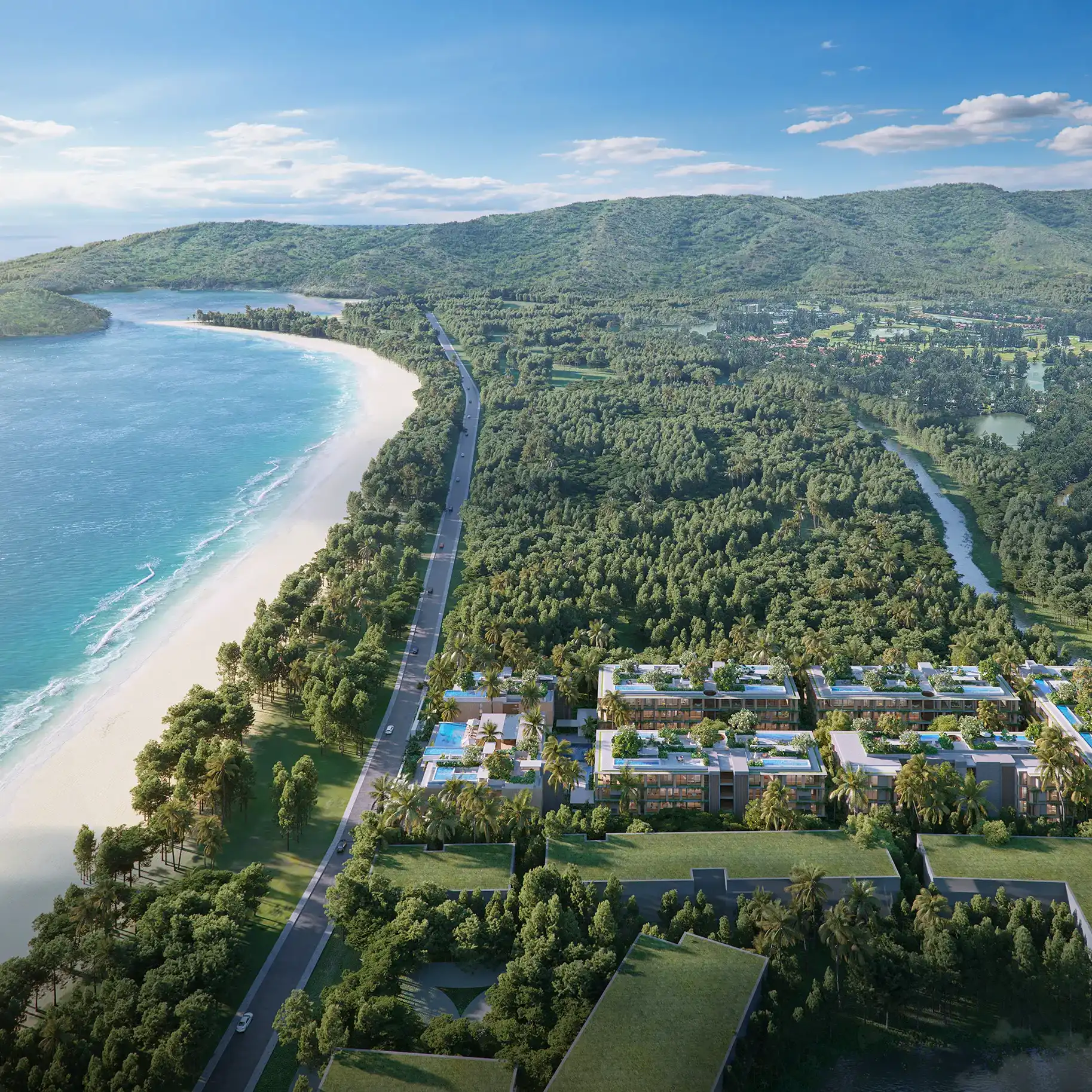 Landscaped Gardens of Eden masterplan in Phuket