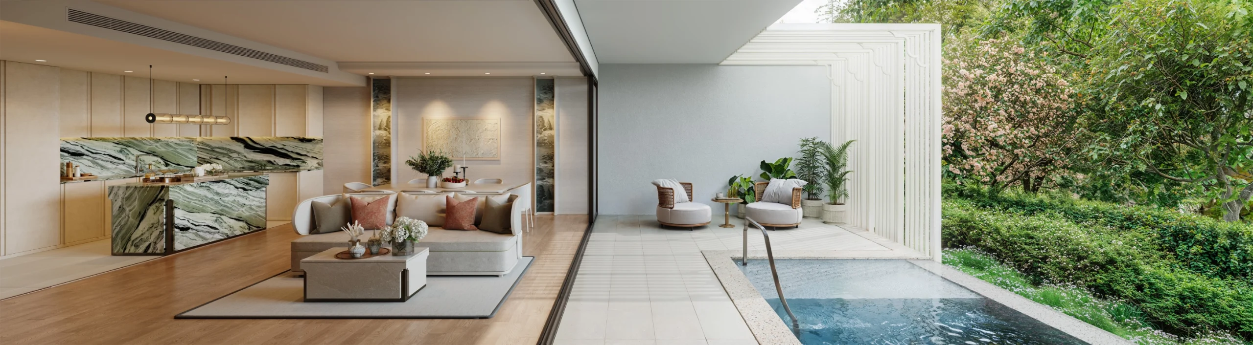 Private pool in a two-bedroom InterContinental Phuket residence