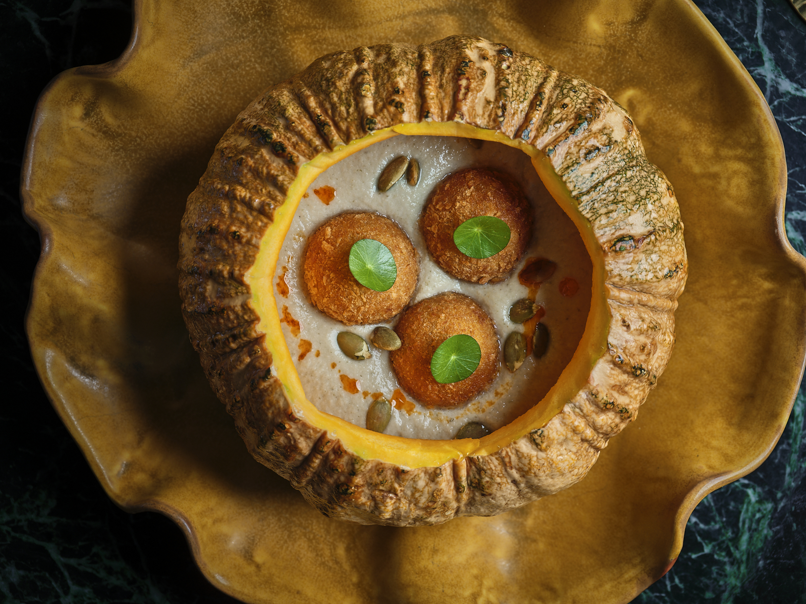 A signature dish at Jharokha by Indus Bangkok