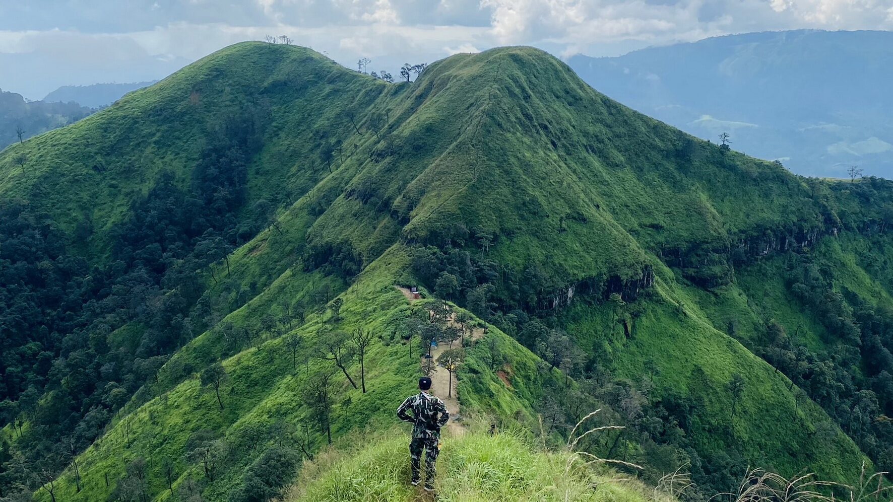 Trekking landscape at Khao Chang Phueak