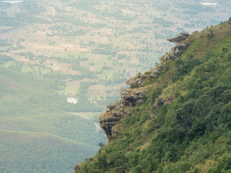 Mountain landscape at Khao Luang in Ramkhamhaeng National Park