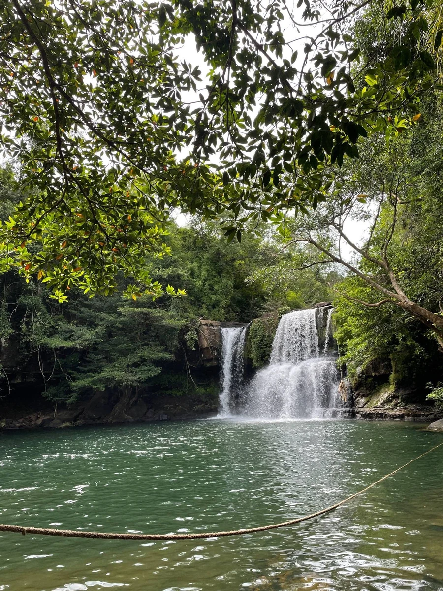 Khlong Chao Waterfall and forest pool on Koh Kood