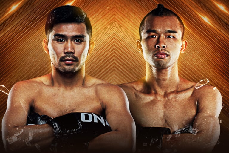 Official ONE Friday Fights artwork for Lumpinee Boxing Stadium