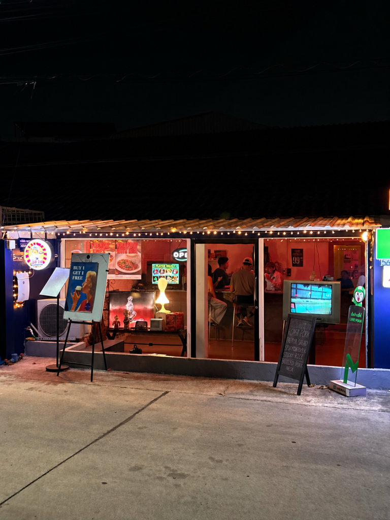 Exterior of Medium Bar Bkk in Phra Khanong