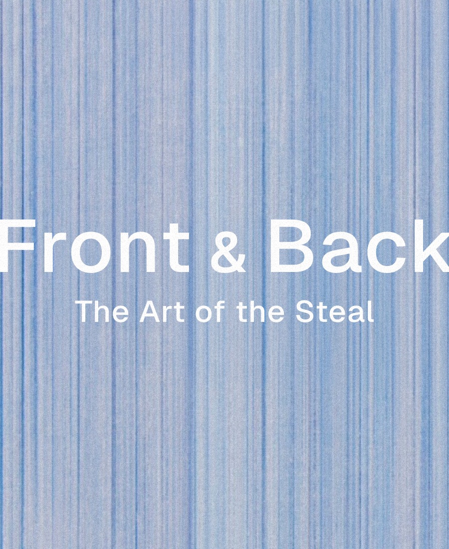 Official Art of the Steal exhibition graphic from MOCA Bangkok
