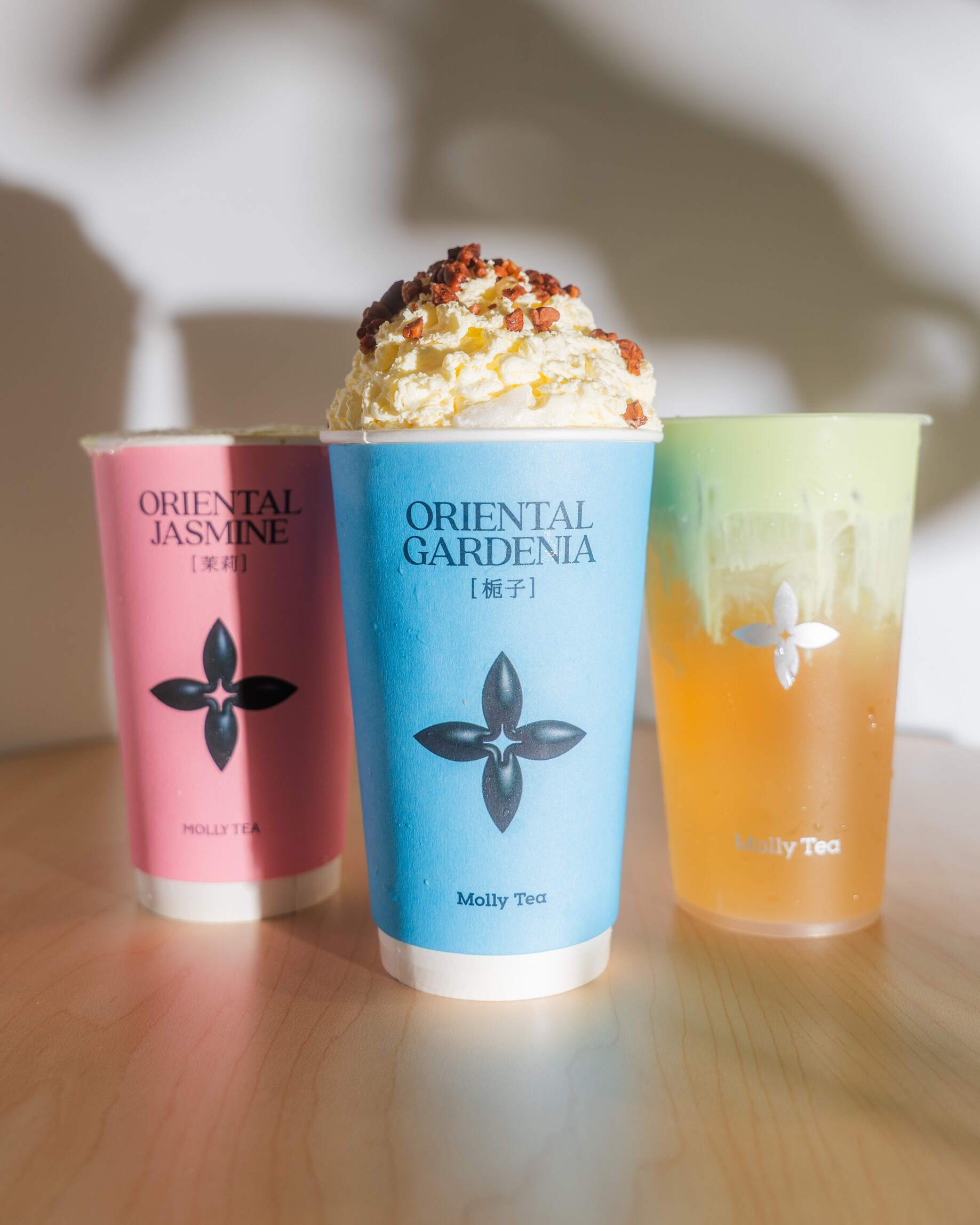 Floral tea drink from Molly Tea at One Bangkok