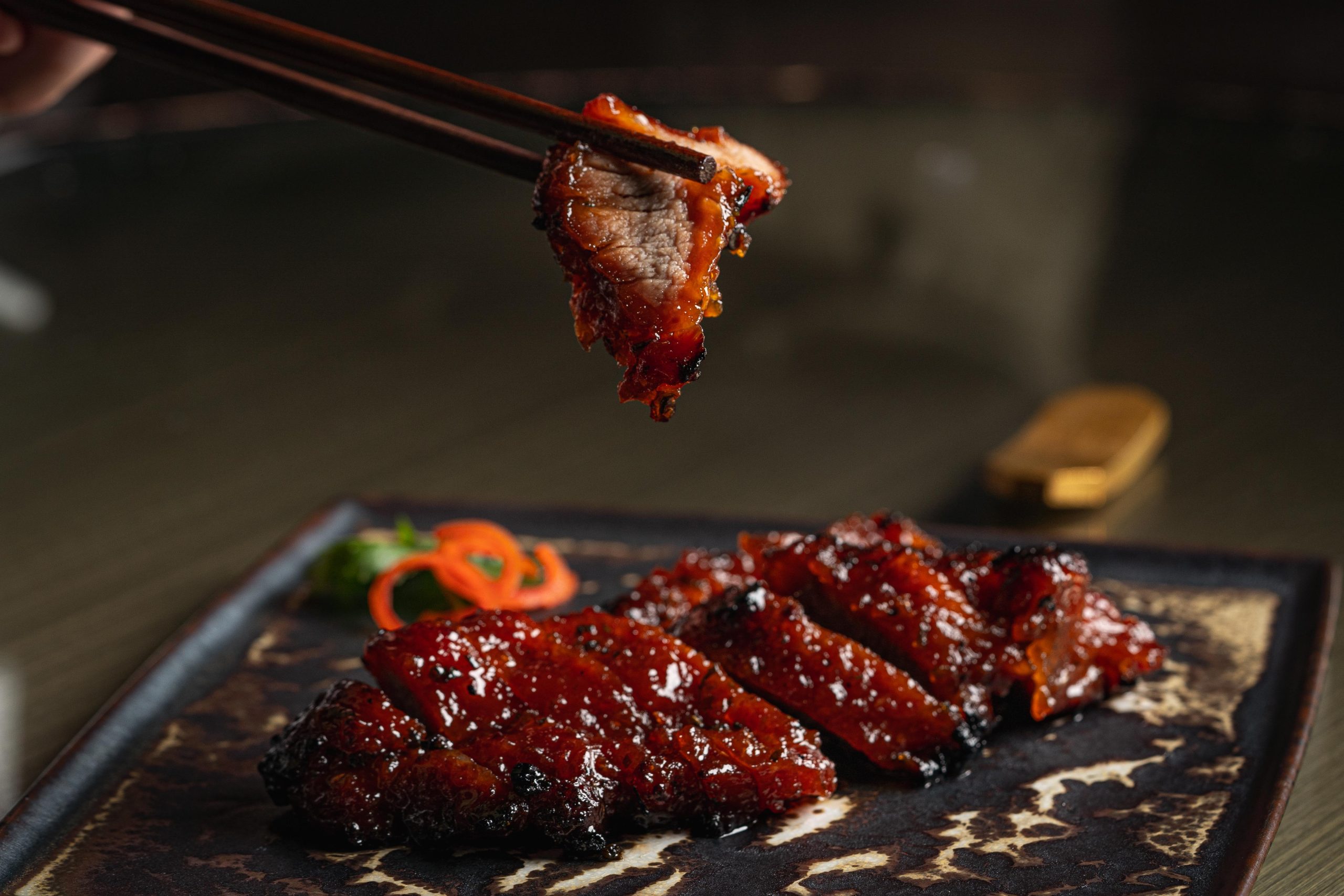 Signature Iberico pluma char siu at Mott 32