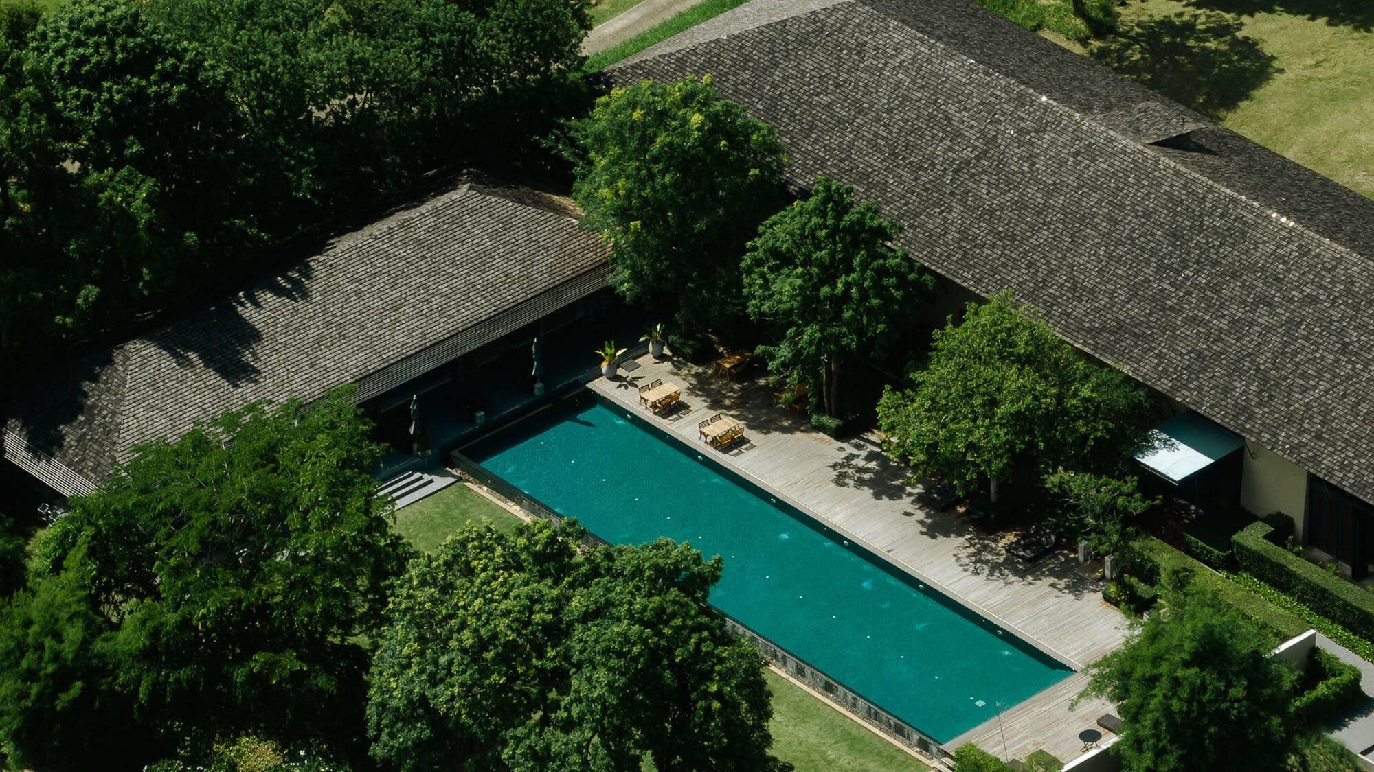 Private pool and terrace at MUTHI MAYA Khao Yai