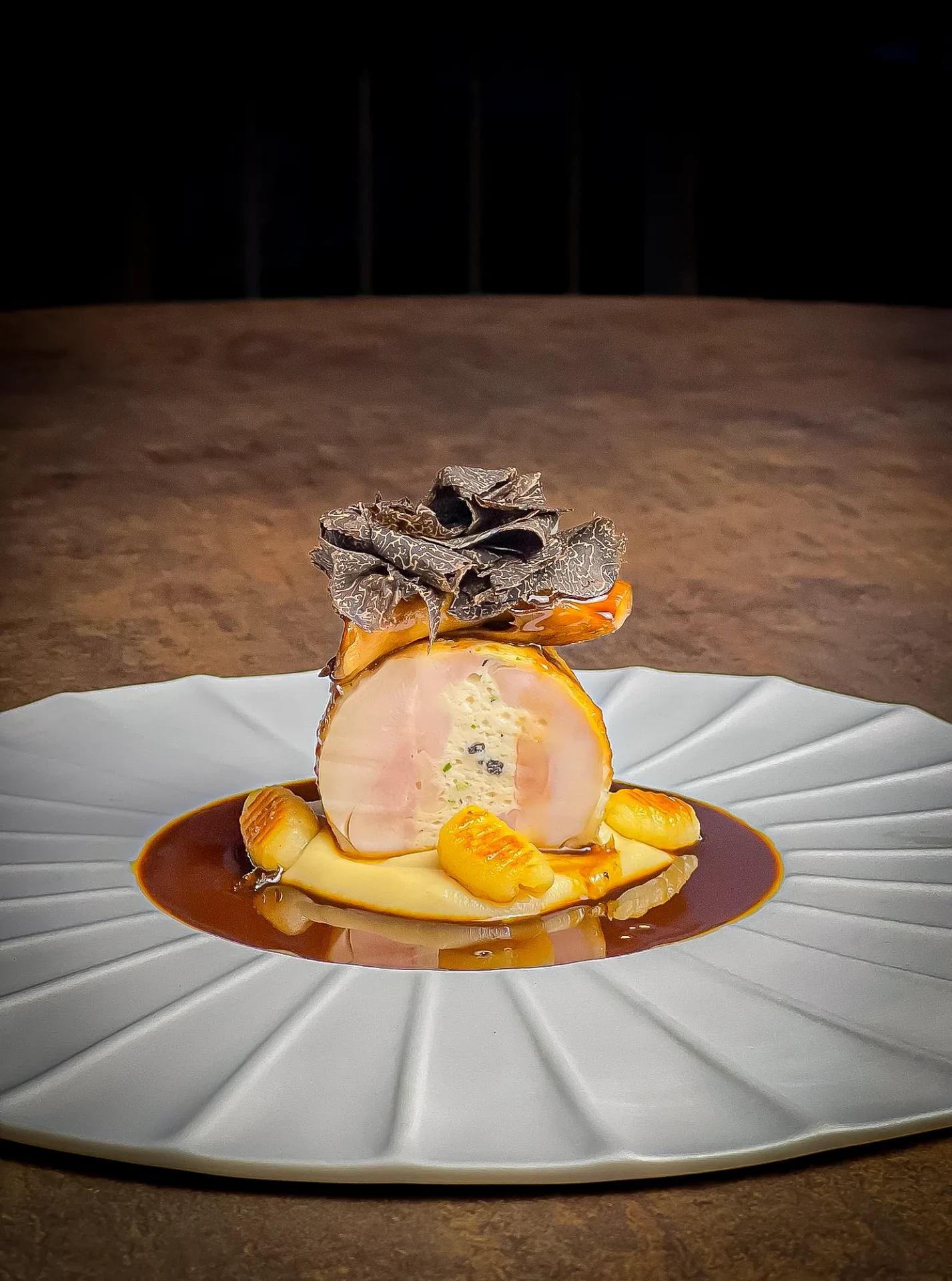 Contemporary Swiss dish at OMEMO Phuket
