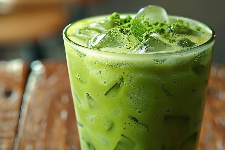 Matcha drinks available at One Bangkok
