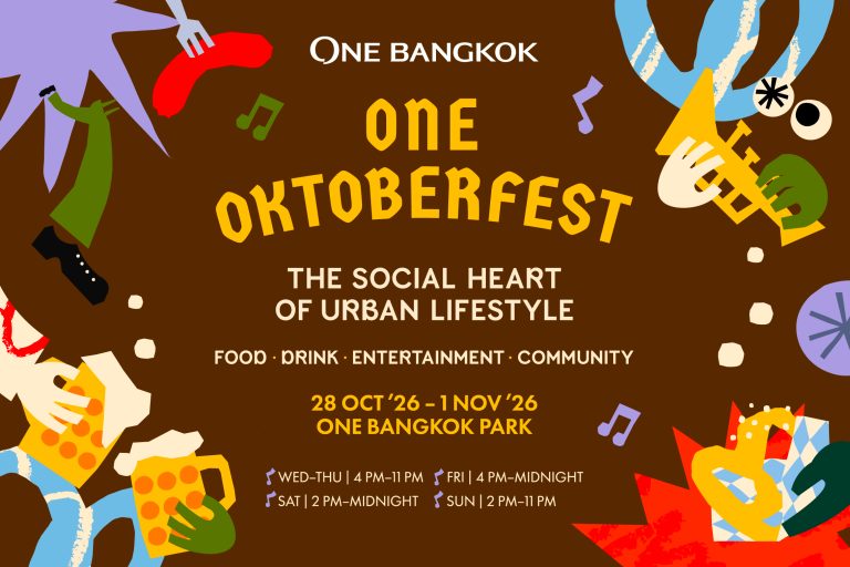 One Oktoberfest event artwork for One Bangkok Park
