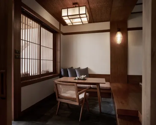 Guest room at Onsen at Moncham