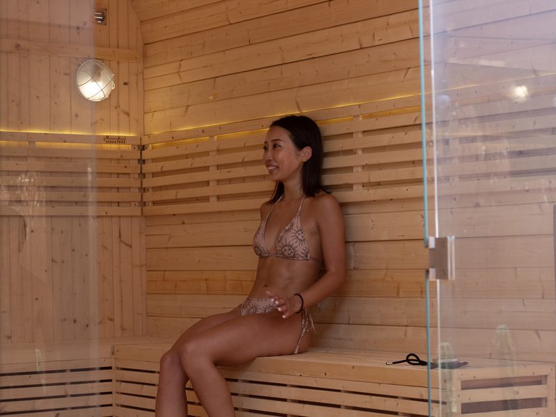Finnish sauna at PALM HOUSE Bangkok