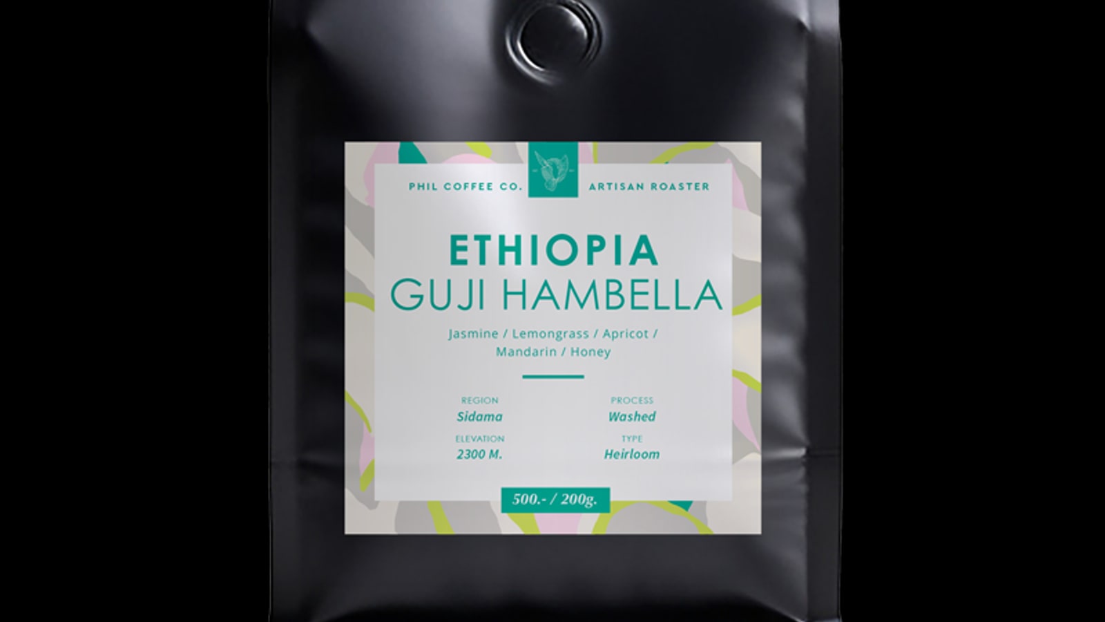 Ethiopia Guji Hambella coffee packaged by Phil Coffee Company