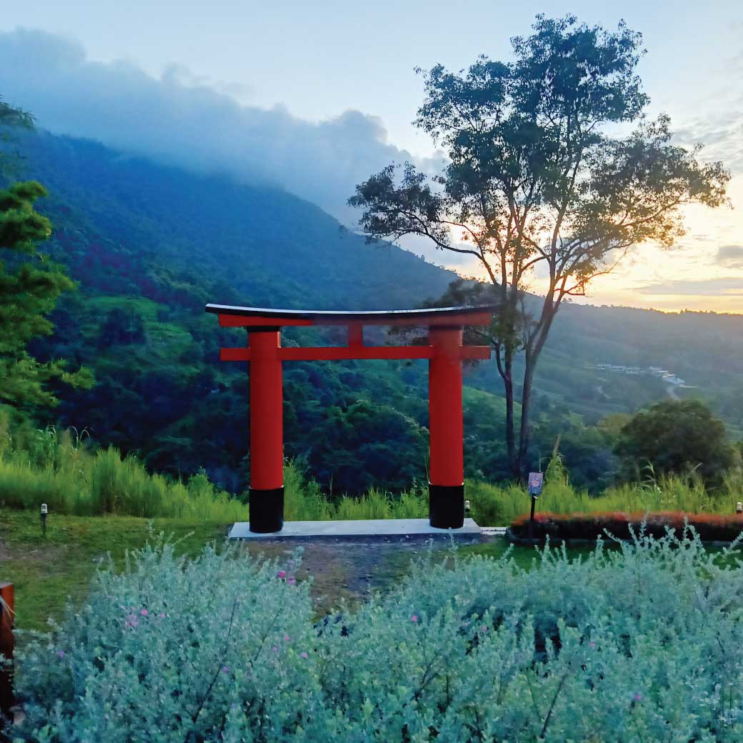 Scenic viewpoint at Phukaew Resort