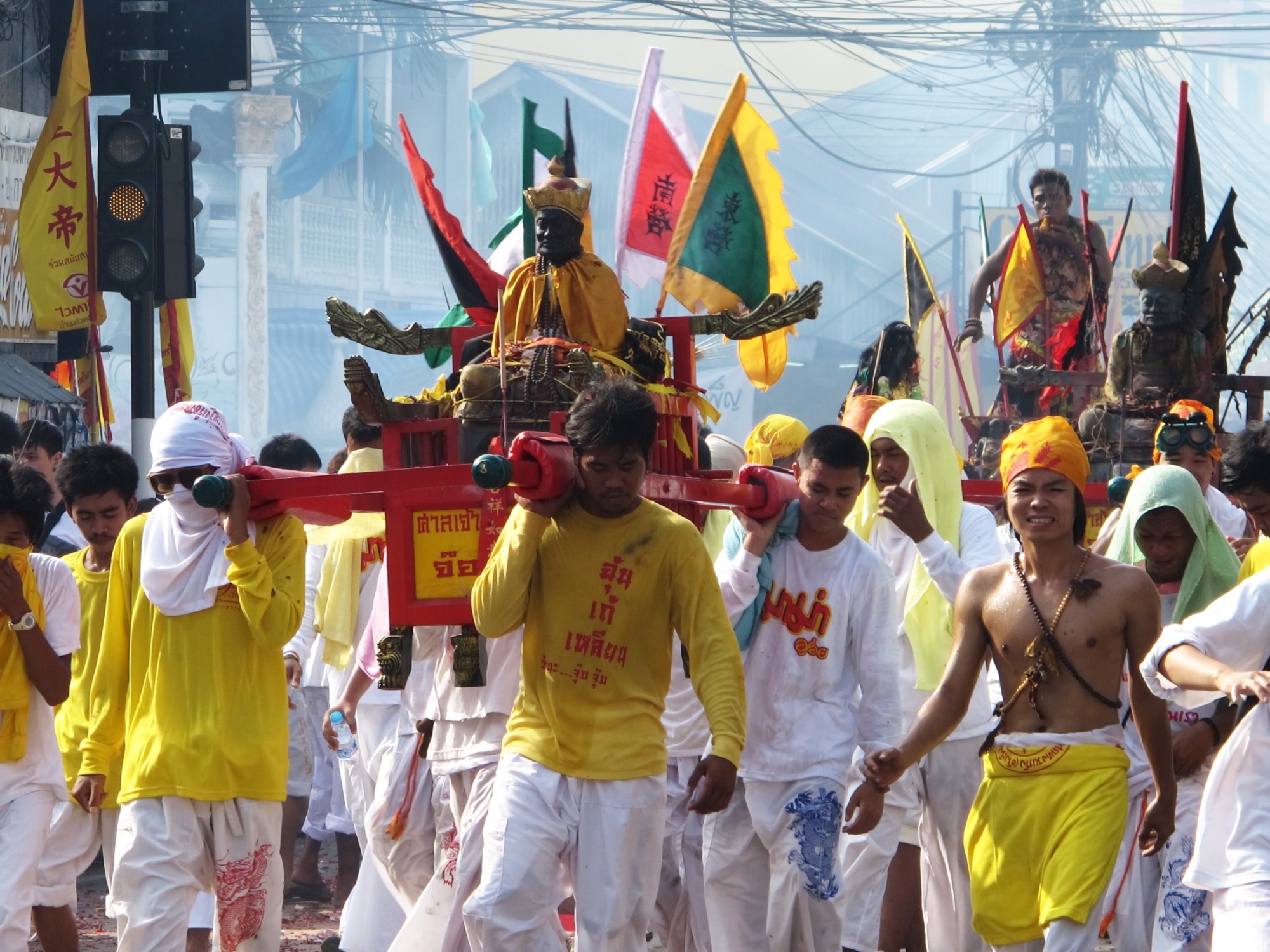 Religious observance during Phuket Vegetarian Festival