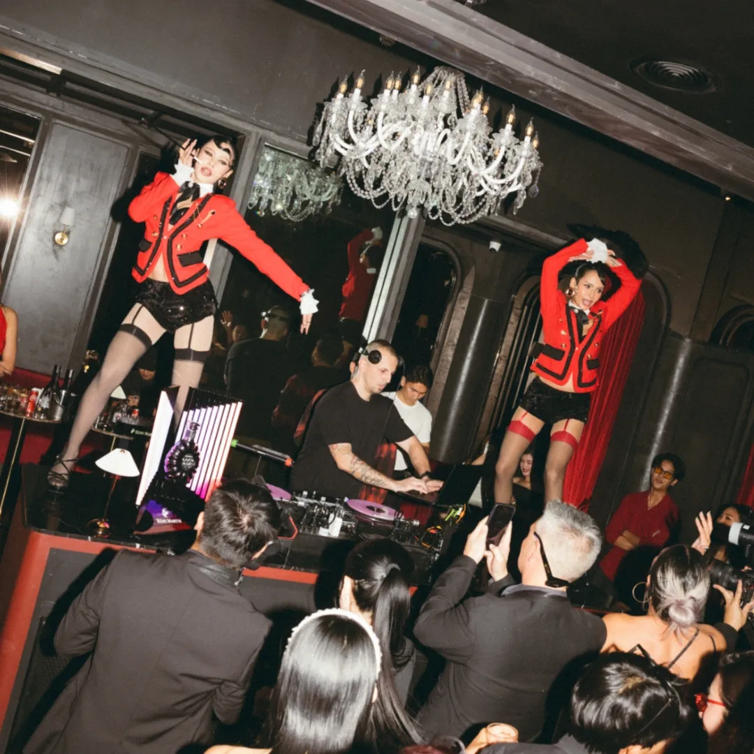 Live performers and a DJ at Red Door Bangkok