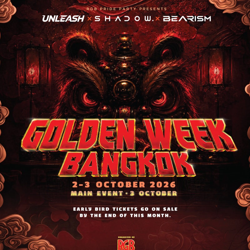 Golden Week Bangkok event poster for 2 and 3 October 2026
