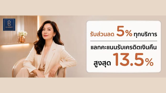 S-Mart AWC Clinic KTC promotion S-Mart AWC Clinic promotion showing a five percent discount and points cashback