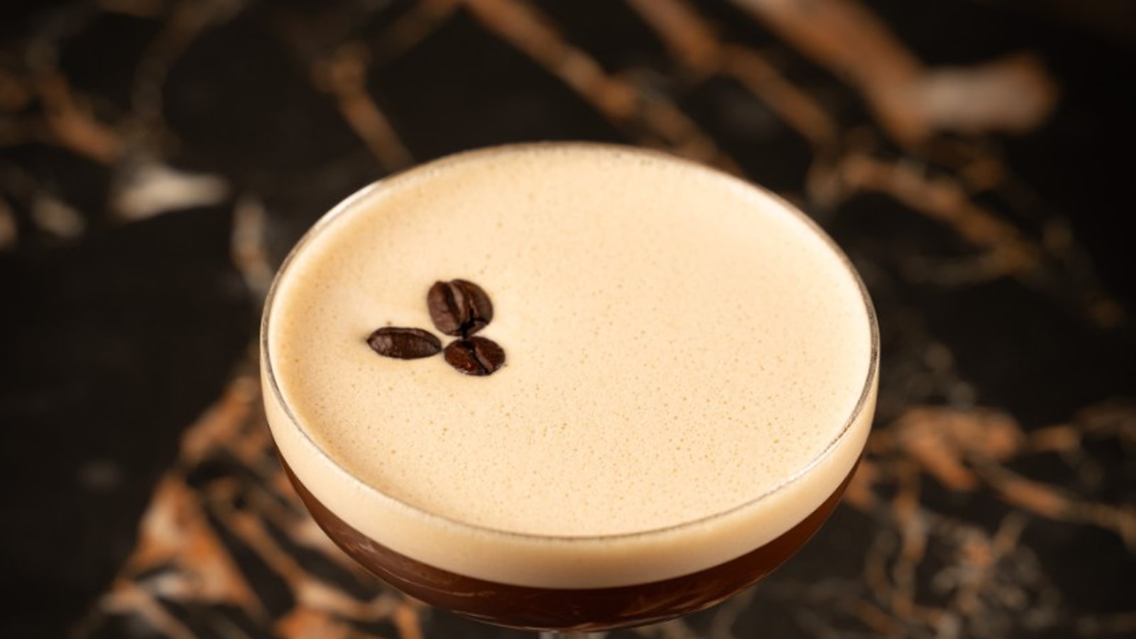 Foamy coffee cocktail at BKK Social Club