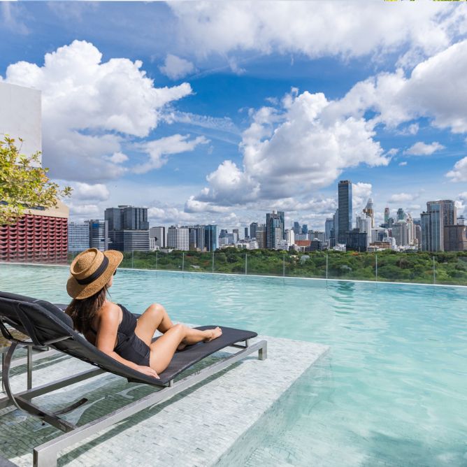 Sauna and wellness facilities at SO/ Bangkok