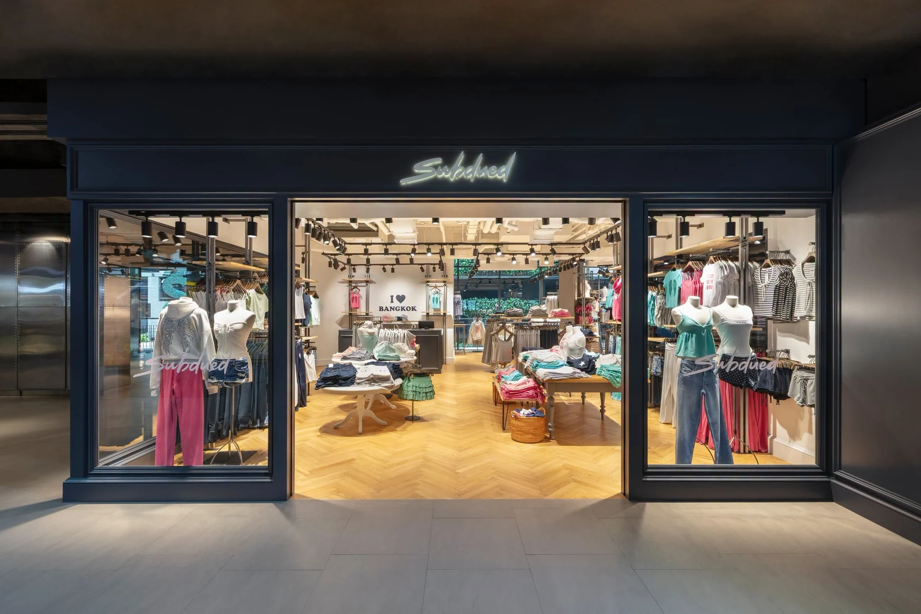 Interior of the Subdued store at Siam Center