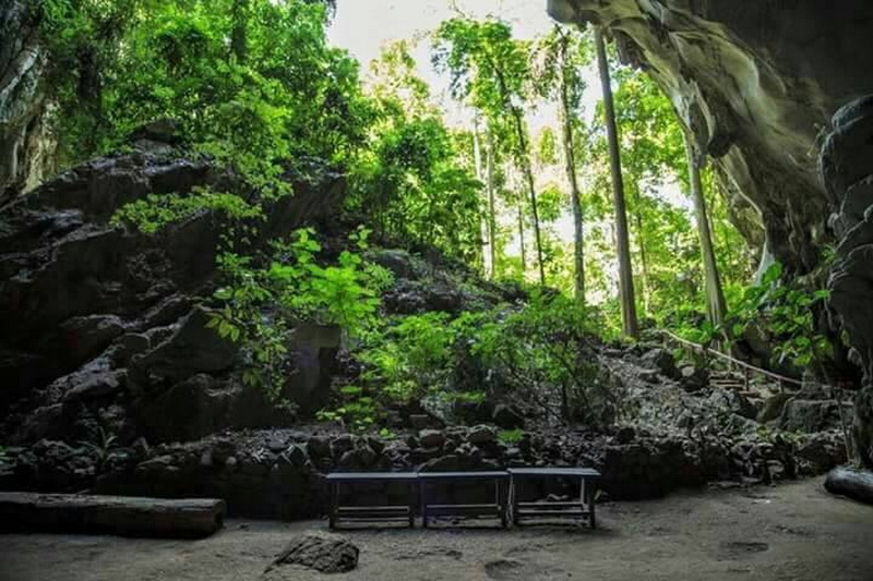 Limestone cave entrance at Tham Pha Thai National Park