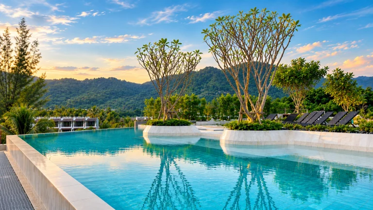 Rooftop pool at The Beachside by Himmapana in Kamala Phuket