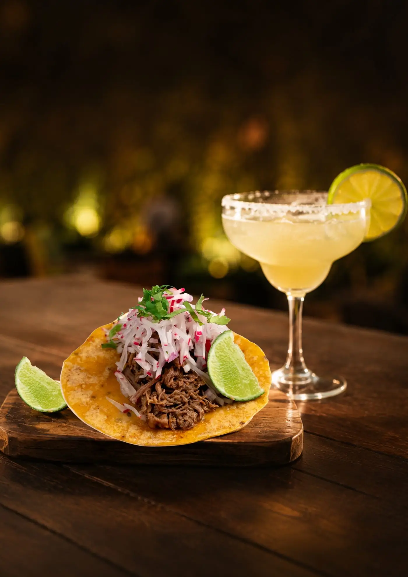 Tacos served at The Deck Bangkok