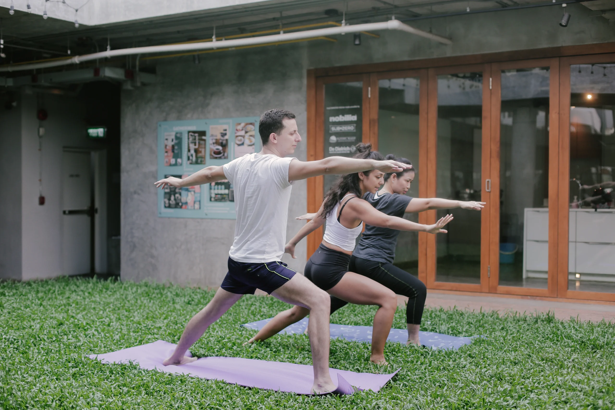Outdoor wellness activity at theCOMMONS Thonglor